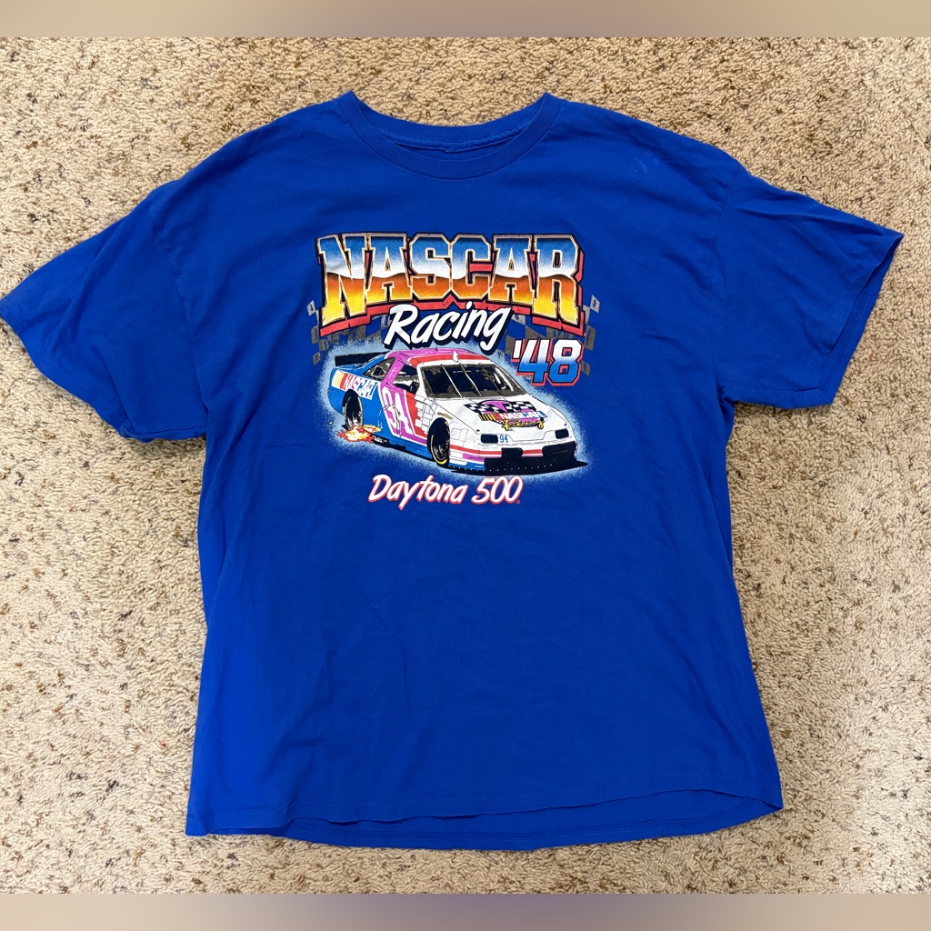 Nascar Racing Daytona 500 Blue TShirt